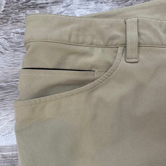 Lululemon Commission Pant Slim Fit Khaki Beige Size 31 Men’s ABC Tech Pocket - Picture 4 of 9